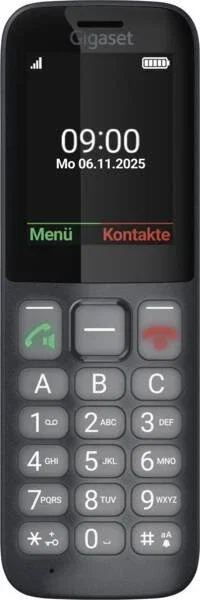 Gigaset Comfort 600 SIM Negro, Gris