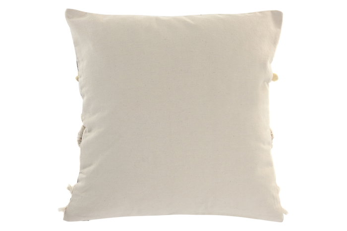 DKD Home Decor Cushions ch1c25 Cojín Ambiente Urban Crudo Negro 45 x 45 cm (2 Unidades)