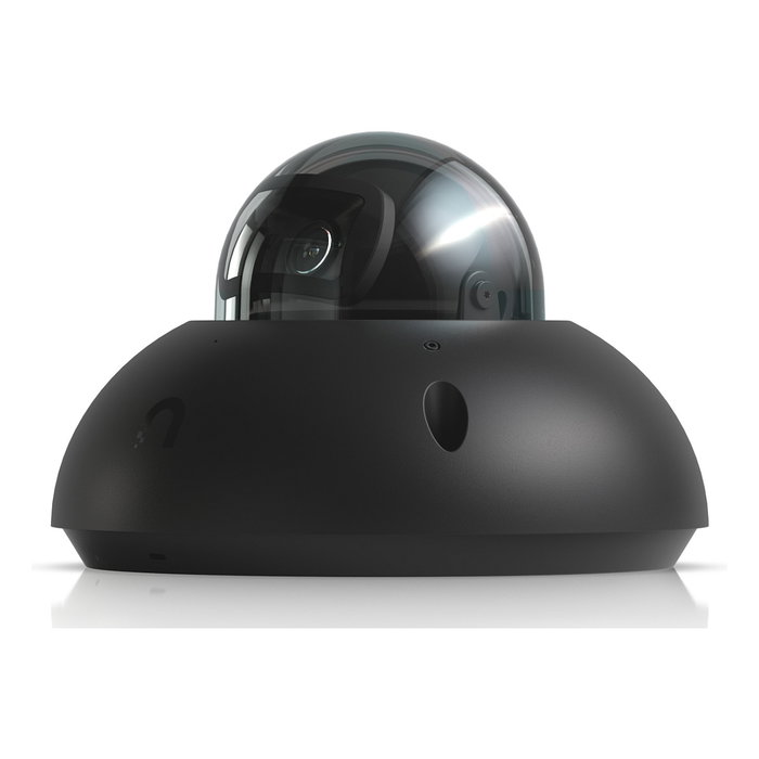 Ubiquiti UVC-G6-DOME-B - Cámara de Seguridad IP Domo 4K 8MP, Interior y Exterior, Visión Nocturna 30m, PoE, Resistente IP66 IK10, Negro