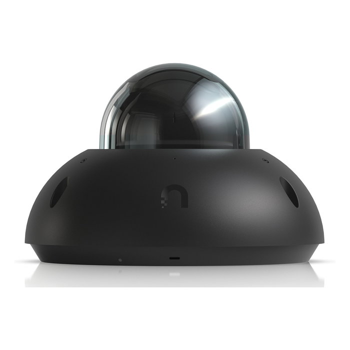 Ubiquiti UVC-G6-DOME-B - Cámara de Seguridad IP Domo 4K 8MP, Interior y Exterior, Visión Nocturna 30m, PoE, Resistente IP66 IK10, Negro
