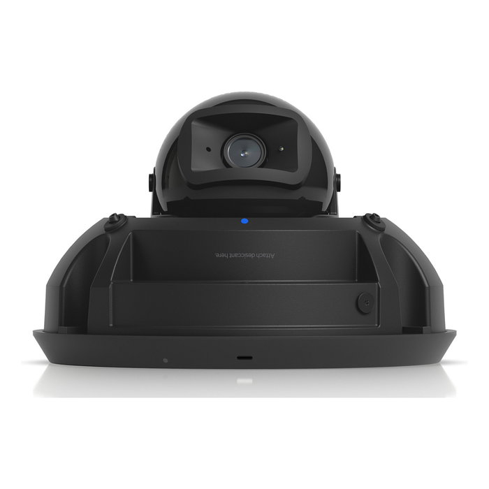 Ubiquiti UVC-G6-DOME-B - Cámara de Seguridad IP Domo 4K 8MP, Interior y Exterior, Visión Nocturna 30m, PoE, Resistente IP66 IK10, Negro