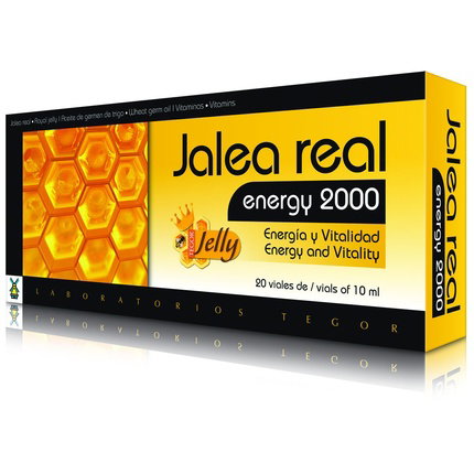 TEGOR ENERGY 2000 Jalea Real 20 ampollas