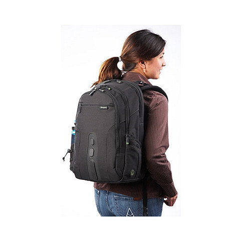 Targus EcoSpruce™ Backpack para portátil de 15,6 pulgadas, Negro