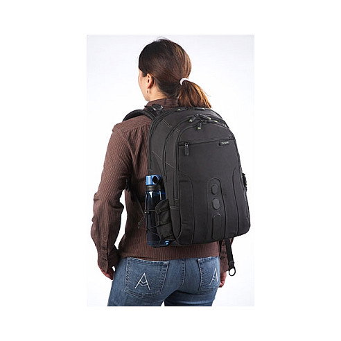 Targus EcoSpruce™ Backpack para portátil de 15,6 pulgadas, Negro