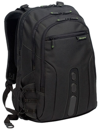 Targus EcoSpruce Mochila para Portátil 15.6 Pulgadas / 39.6cm, Ecológica de Poliéster Reciclado, Impermeable, Negra