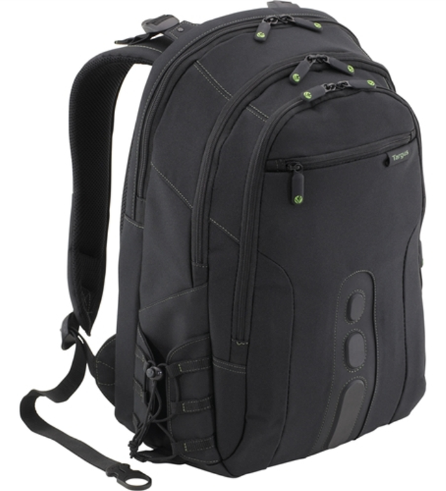 Targus EcoSpruce Mochila para Portátil 15.6 Pulgadas / 39.6cm, Ecológica de Poliéster Reciclado, Impermeable, Negra Targus EcoSpruce Mochila para Portátil 15.6 Pulgadas / 39.6cm, Ecológica de Poliéster Reciclado, Impermeable, Negra