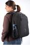 Targus EcoSpruce Mochila para Portátil 15.6 Pulgadas / 39.6cm, Ecológica de Poliéster Reciclado, Impermeable, Negra