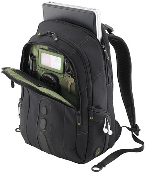 Targus EcoSpruce Mochila para Portátil 15.6 Pulgadas / 39.6cm, Ecológica de Poliéster Reciclado, Impermeable, Negra Targus EcoSpruce Mochila para Portátil 15.6 Pulgadas / 39.6cm, Ecológica de Poliéster Reciclado, Impermeable, Negra