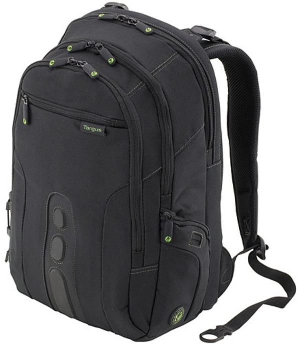 Targus EcoSpruce Mochila para Portátil 15.6 Pulgadas / 39.6cm, Ecológica de Poliéster Reciclado, Impermeable, Negra Targus EcoSpruce Mochila para Portátil 15.6 Pulgadas / 39.6cm, Ecológica de Poliéster Reciclado, Impermeable, Negra