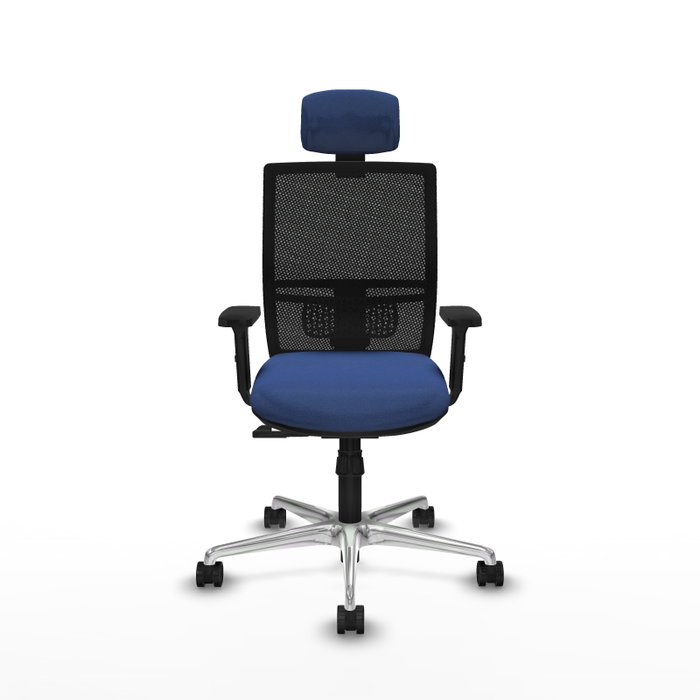 PIQUERAS Y CRESPO Silla de oficina Yunquera con Mecanismo Sincro, Azul marino y Negro PIQUERAS Y CRESPO Silla de oficina Yunquera con Mecanismo Sincro, Azul marino y Negro