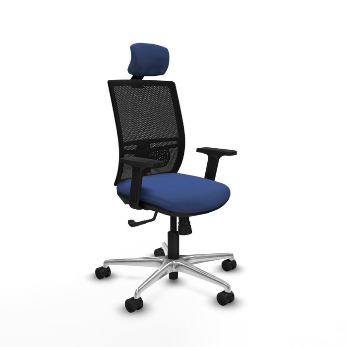 PIQUERAS Y CRESPO Silla de oficina Yunquera con Mecanismo Sincro, Azul marino y Negro PIQUERAS Y CRESPO Silla de oficina Yunquera con Mecanismo Sincro, Azul marino y Negro