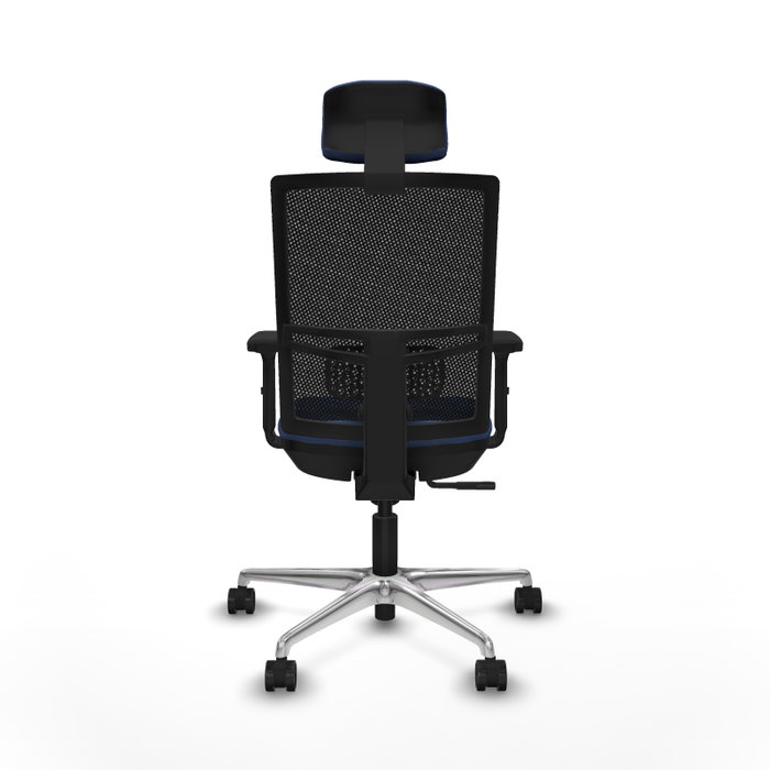 PIQUERAS Y CRESPO Silla de oficina Yunquera con Mecanismo Sincro, Azul marino y Negro PIQUERAS Y CRESPO Silla de oficina Yunquera con Mecanismo Sincro, Azul marino y Negro