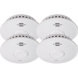 Brennenstuhl Set de 4 detectores de humo inalámbricos RM L 3101