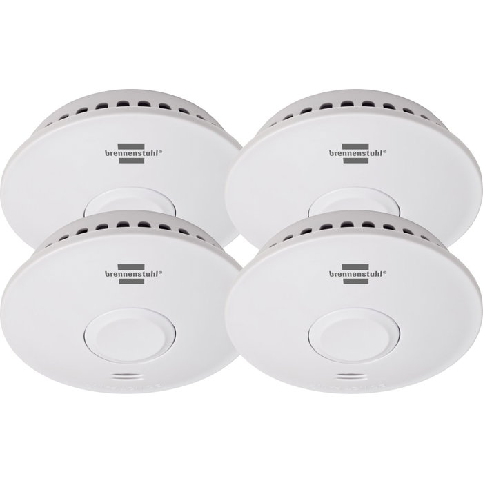 Brennenstuhl Set de 4 detectores de humo inalámbricos RM L 3101 Brennenstuhl Set de 4 detectores de humo inalámbricos RM L 3101