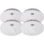 Brennenstuhl Set de 4 detectores de humo inalámbricos RM L 3101