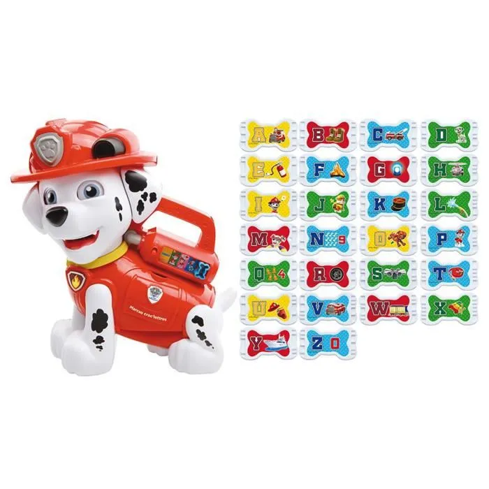 Vtech Patrulla Canina Marcus Juego Interactivo Educativo Idioma Francés con 26 Letras