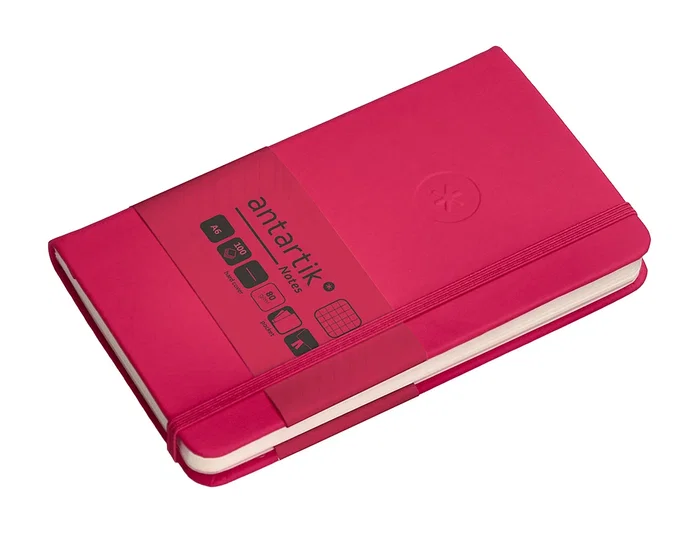 Antartik Cuaderno Antartik Notes Tapa Dura A6 Hojas Cuadricula Burdeos