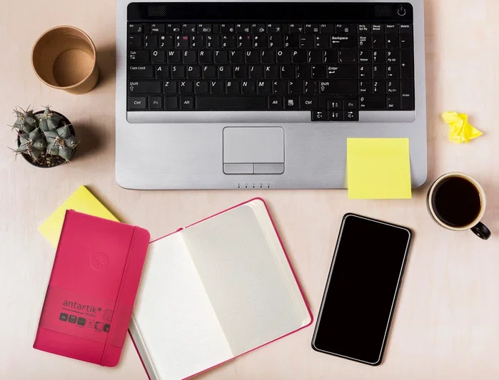 Antartik Cuaderno Antartik Notes Tapa Dura A6 Hojas Cuadricula Burdeos
