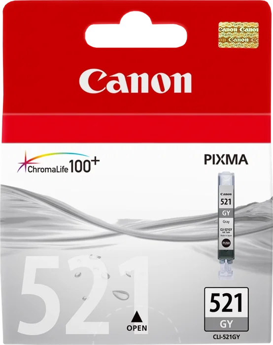 Canon CLI-521GY Gris Cartucho de Tinta Original
