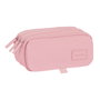 Safta Portatodo Triple Big Safta Basic Rosa 21,5x10x8cm