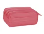 Safta Portatodo Triple Big Safta Basic Rosa 21,5x10x8cm