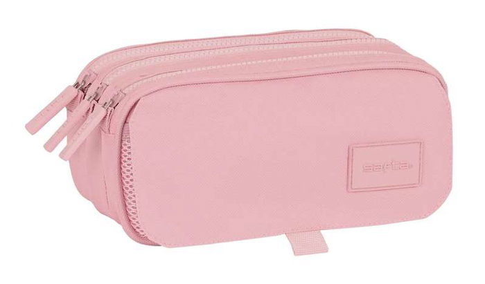 Safta Portatodo Triple Big Basic Rosa 21,5x10x8cm Safta Portatodo Triple Big Basic Rosa 21,5x10x8cm