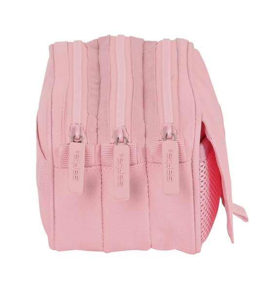 Safta Portatodo Triple Big Basic Rosa 21,5x10x8cm Safta Portatodo Triple Big Basic Rosa 21,5x10x8cm