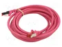 GOOBAY Patch cord S/FTP Cat 6 de 3m con RJ45 rosa