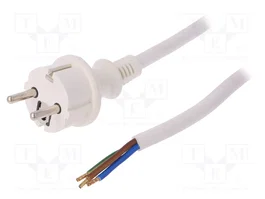 PLASTROL Cable de alimentación H05VV-F 3x2,5mm2 CEE 7/7 2m