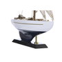 DKD Home Decor Barco de Madera Azul Marino y Blanco