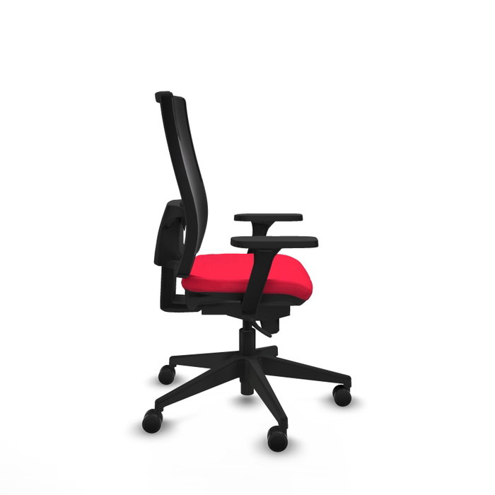 PIQUERAS Y CRESPO Silla de oficina Horna Rojo/Negro con mecanismo Sincro PIQUERAS Y CRESPO Silla de oficina Horna Rojo/Negro con mecanismo Sincro