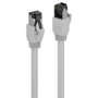 Lindy Cable de Red Cat8.1 S/FTP Gris 1 m
