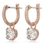 Pendientes Mujer Swarovski 5639975 Oro Rosa