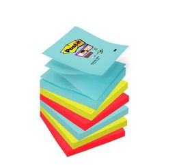 Notas Adhesivas Post-It 90H Z Notes 76X76 (R330) Super Sticky Colores Miami Pack De 6