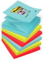 Post-it Z-Notes Super Sticky Colores, Pack de 6