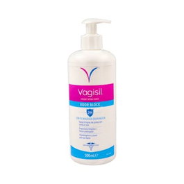 Vagisil Gel Íntimo OdorBlock 500 ml - Higiene íntima diaria, 24h protección contra el olor, tecnología ActiveScent