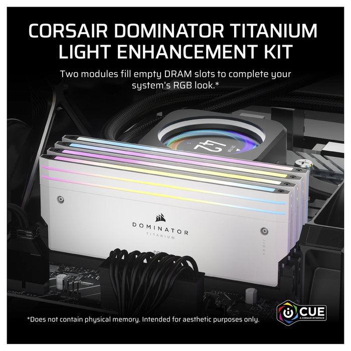 Corsair DOMINATOR Titanium Light Enhancement Kit RGB Blanco CMPLEKIT2W