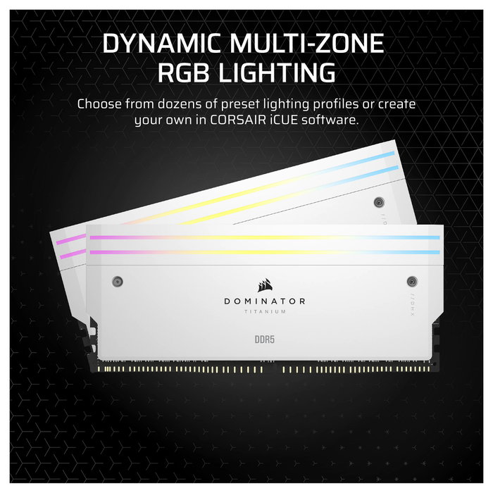 Corsair DOMINATOR Titanium Light Enhancement Kit RGB Blanco CMPLEKIT2W