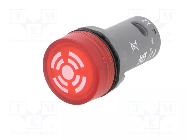 ABB CB1 Señalizador luminoso y sonoro rojo 24VDC/24VAC