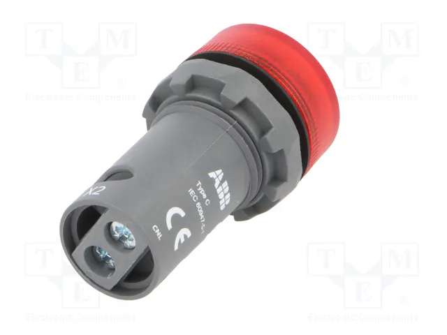 ABB CB1 Señalizador luminoso y sonoro rojo 24VDC/24VAC