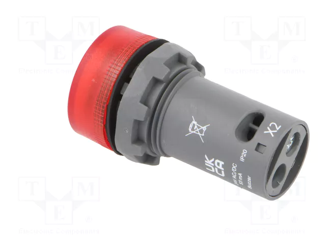 ABB CB1 Señalizador luminoso y sonoro rojo 24VDC/24VAC