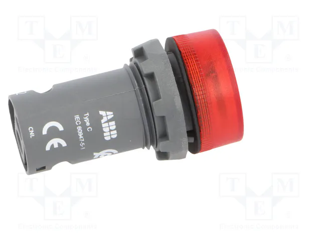 ABB CB1 Señalizador luminoso y sonoro rojo 24VDC/24VAC