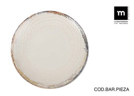La Mediterranea Plato Llano Albus Monaco Brillo ø26 cm (6 unidades) inevitable