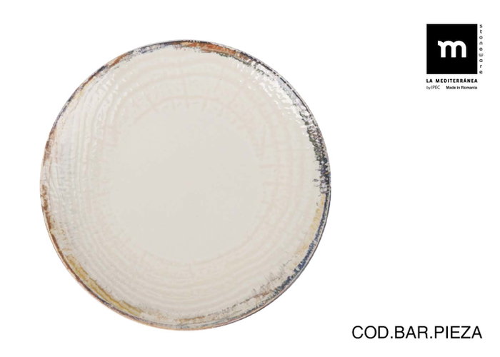 La Mediterranea Plato Llano Albus Monaco Brillo ø26 cm (6 unidades) inevitable La Mediterranea Plato Llano Albus Monaco Brillo ø26 cm (6 unidades) inevitable