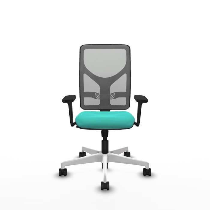 PIQUERAS Y CRESPO Silla de oficina Motilla con mecanismo Sincro, Turquesa y Gris PIQUERAS Y CRESPO Silla de oficina Motilla con mecanismo Sincro, Turquesa y Gris