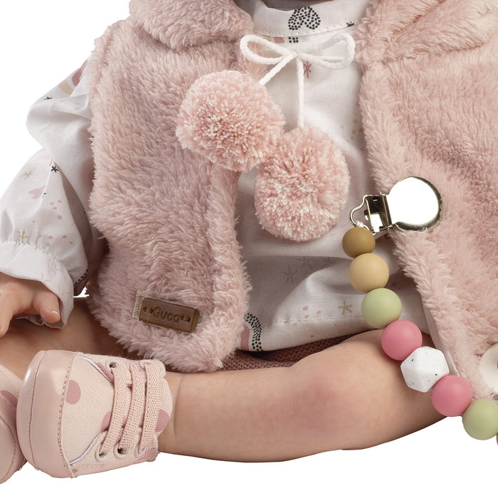 Muñecas Guca Muñeca Reborn Naiara 46 cm con Pelo Natural