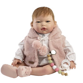 Muñecas Guca Muñeca Reborn Naiara 46 cm con Pelo Natural