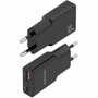 Aisens Cargador GaN 30W Ultra Delgado con USB-C y USB-A, Negro