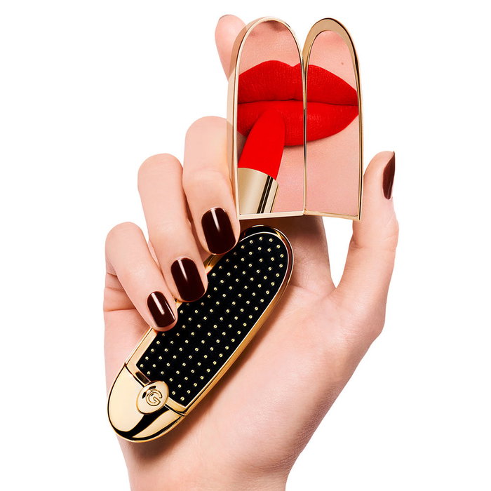 Guerlain Rouge G Carcasa para Barra de Labios Recargable #LES STUDS - Accesorio de Maquillaje, Funda Joya Personalizable 1 Unidad