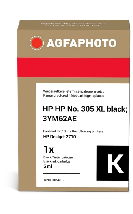 Agfa Photo Cartucho de tinta negro APHP305XLB Agfa Photo Cartucho de tinta negro APHP305XLB